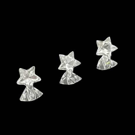【超希少】星水晶/ 星型ルース 天然クオーツ 1石 5mm
