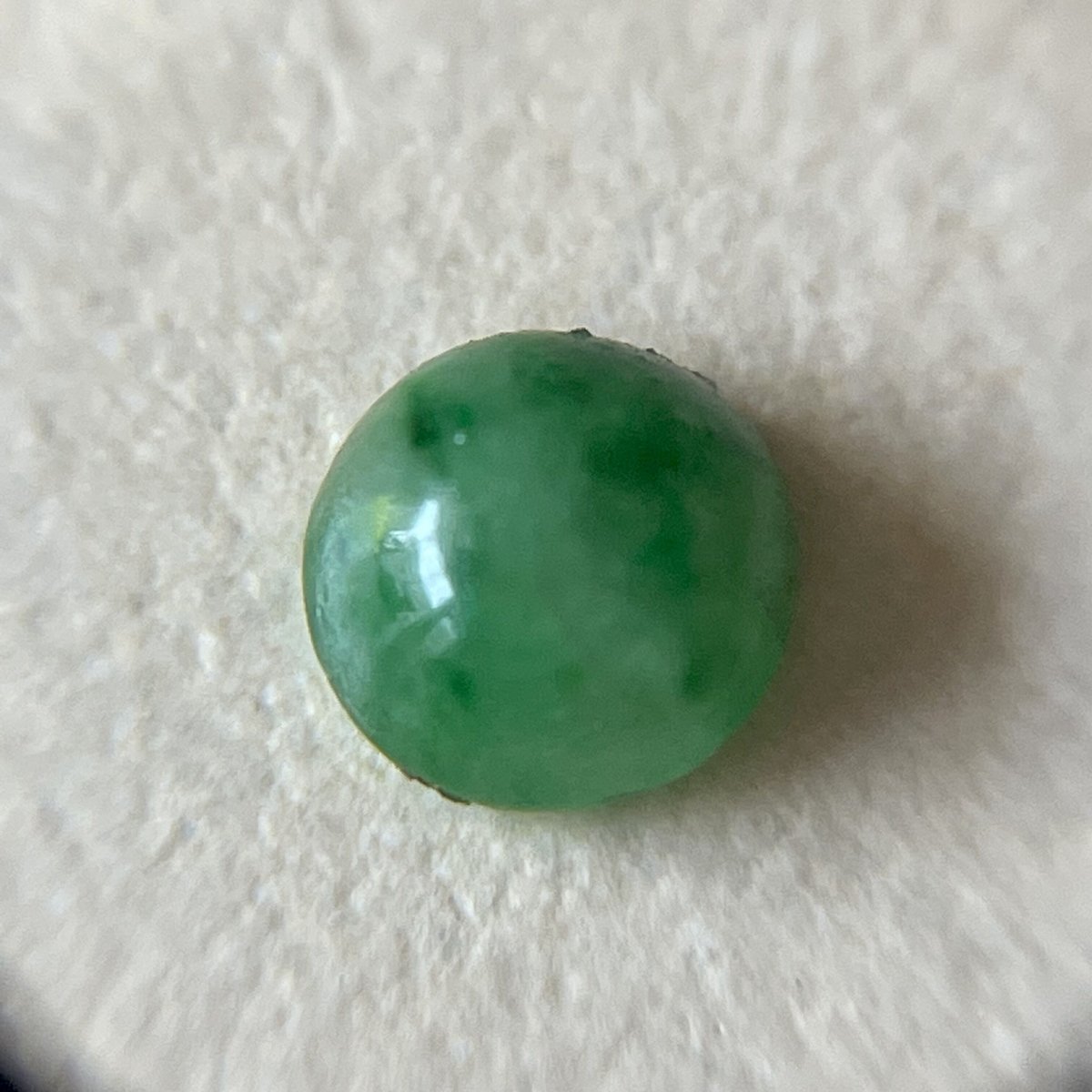 メレサイズ】ヒスイ3石セット 天然石ルース ラウンド 約3.5mm