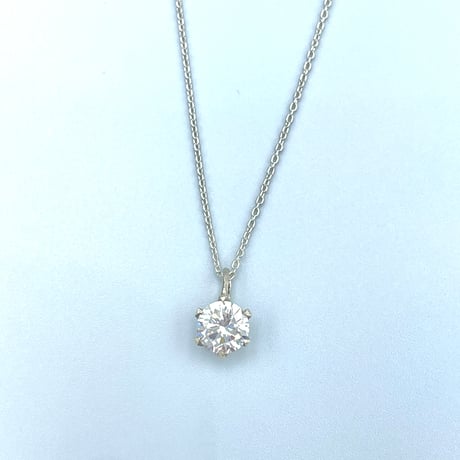 2カラット　1粒ネックレス