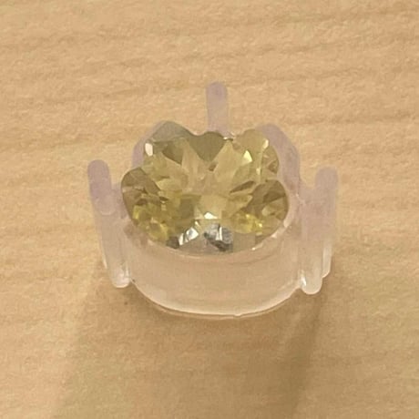 【受注生産】ねこの匠枠リング｜猫カット ラブラドライト 2.72ct
