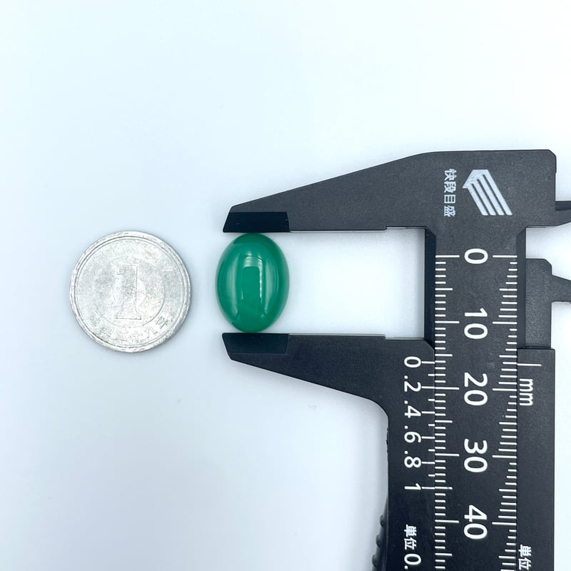 グリーンメノウ（瑪瑙） 特大ルース | ジュエリー春日