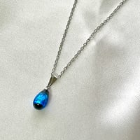 琉球の光｜ホタルガラス ネックレス〈男女兼用〉