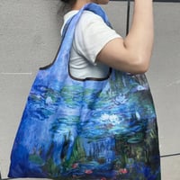 【大人のためのアート雑貨】モネのエコバッグ《睡蓮》