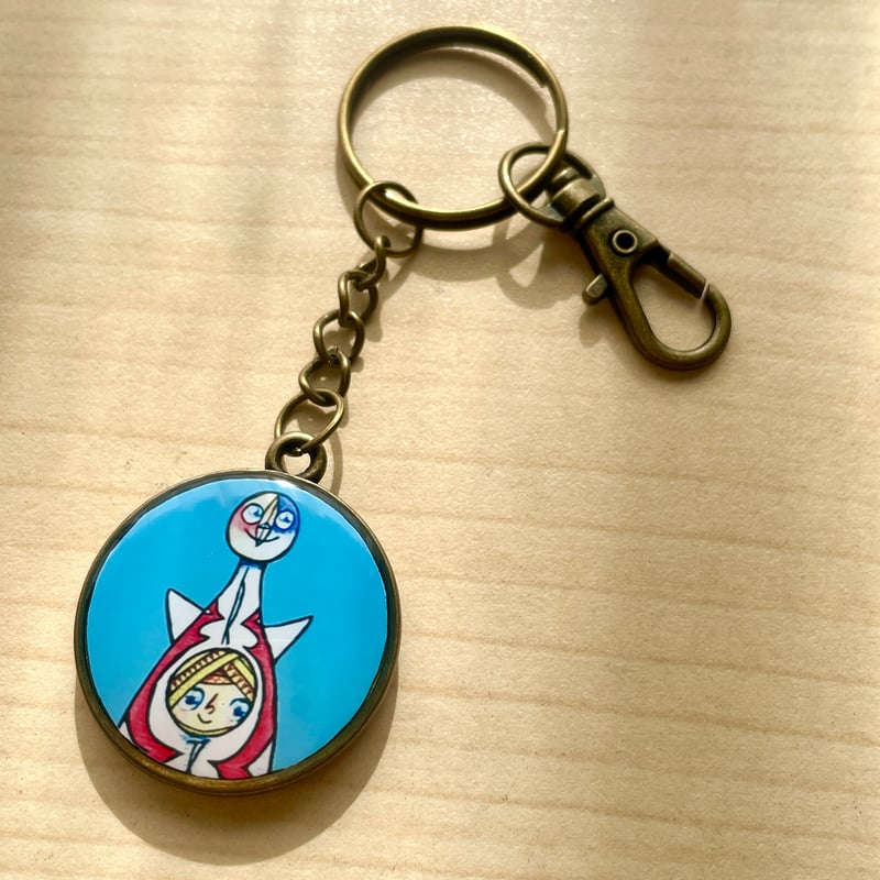 大阪シリーズ 両面キーホルダー 《太陽の塔》《タイガース》現代画家