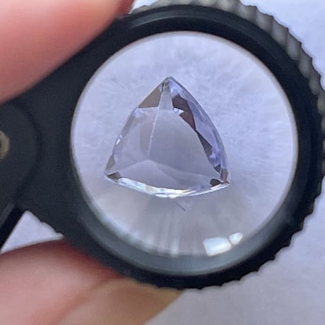 ゾイサイト 0.42ct /トリリアンカット
