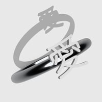 【STLデータ】「愛」リング11号のデータ販売