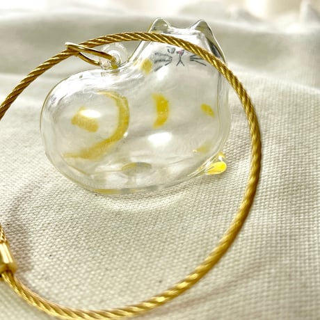 【うちの子シリーズ】うちのこ毛ーリング（けーりんぐ）/「ぽてレモン」～ぽてっと甘酸っぱい癒し担当