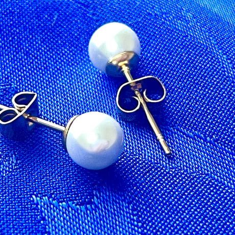 一粒パールピアス 6mm｜淡水真珠が輝く上品アクセサリー