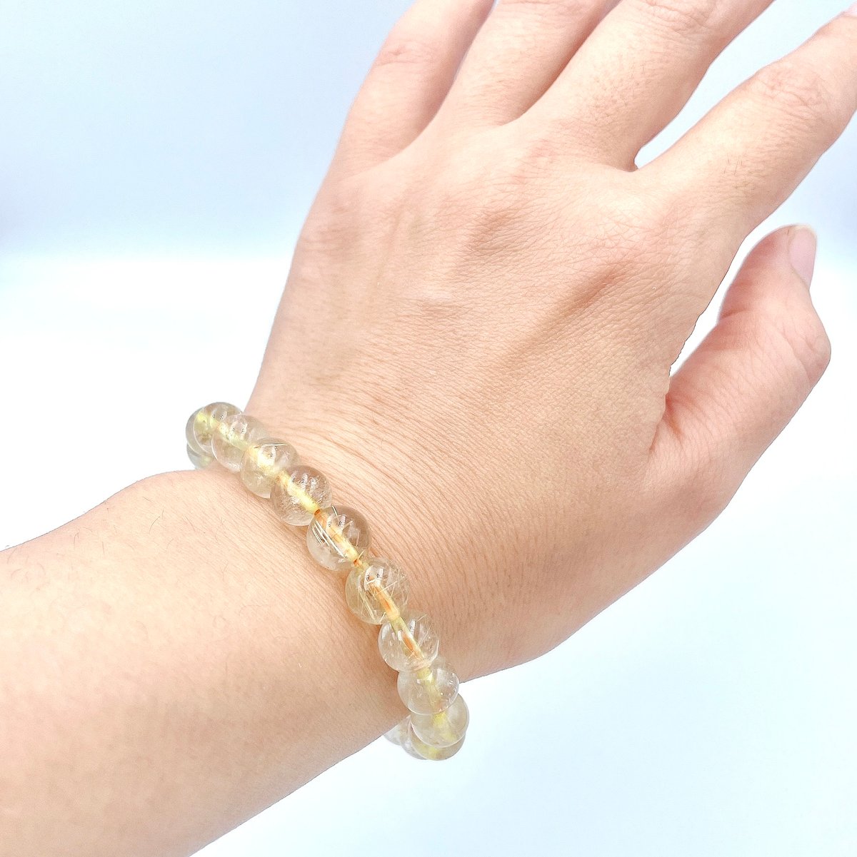再販2】ルチルクォーツ 天然石ブレスレット｜開運 | ジュエリー春日