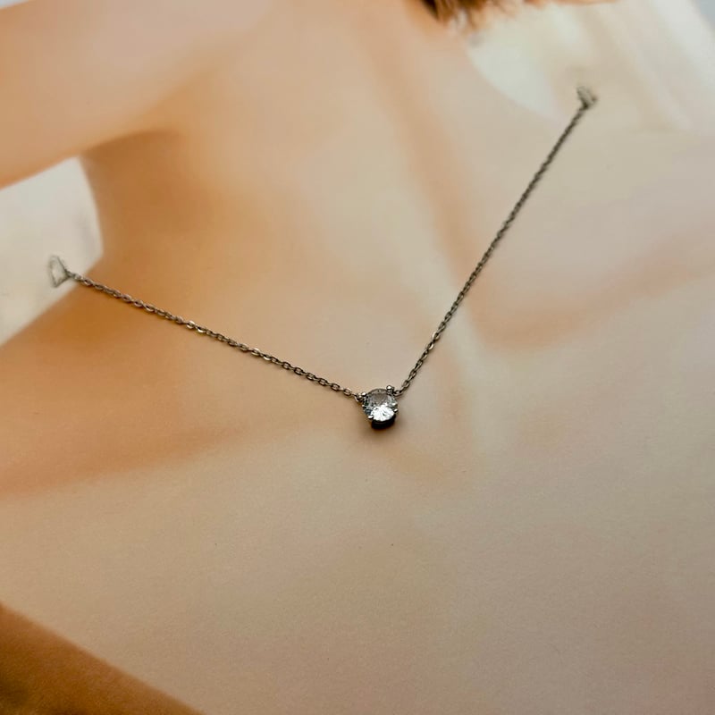 凛（りん）ー モアサナイト ネックレス | ジュエリー春日