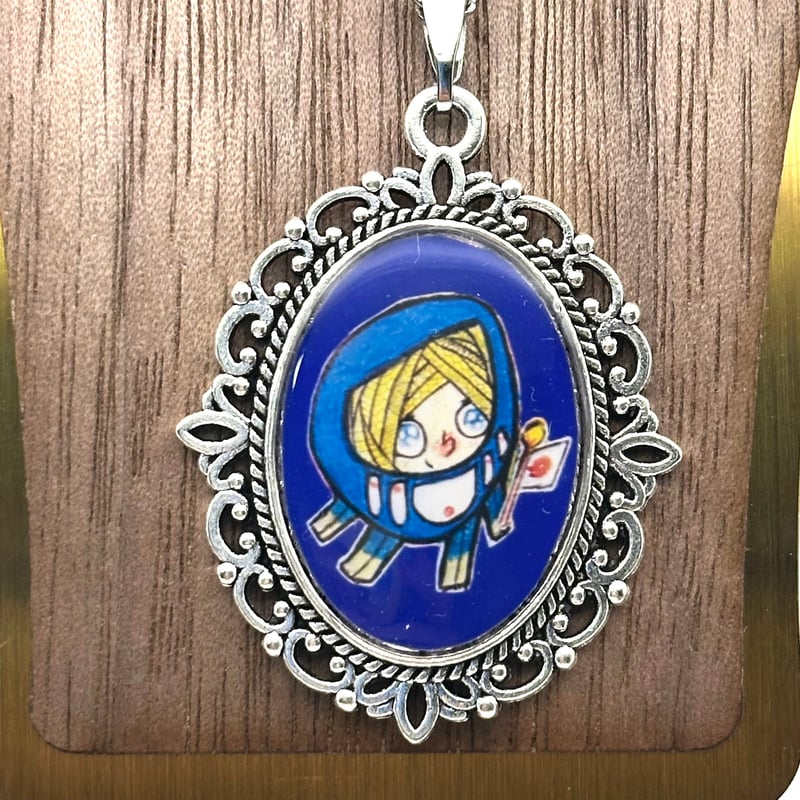 受注生産】 《青ダルマ肉筆原画再現》現代画家ザビちゃんコラボ