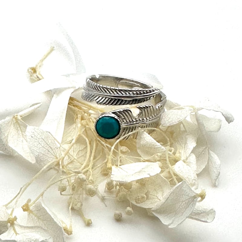 フェザーリング ターコイズ/フリーサイズ/ユニセックス | ジュエリー春日