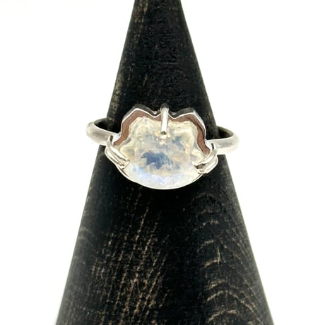 【受注生産】ねこの匠枠リング｜猫カット ラブラドライト 2.72ct
