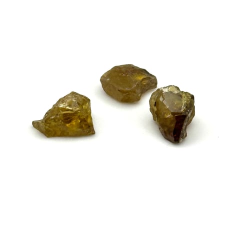 ②スフェーン原石セット｜3石 5.15ct