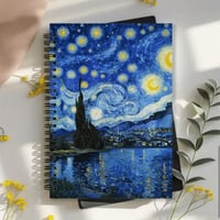 【大人のためのアート文具】ゴッホ《星月夜》のリングノート｜世界の名画