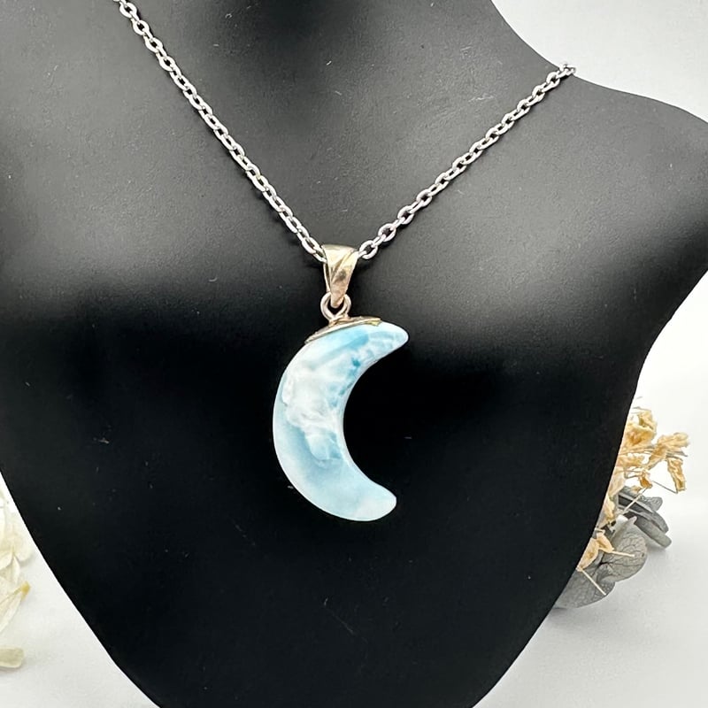 カリブの宝石】ラリマーのネックレス | ジュエリー春日