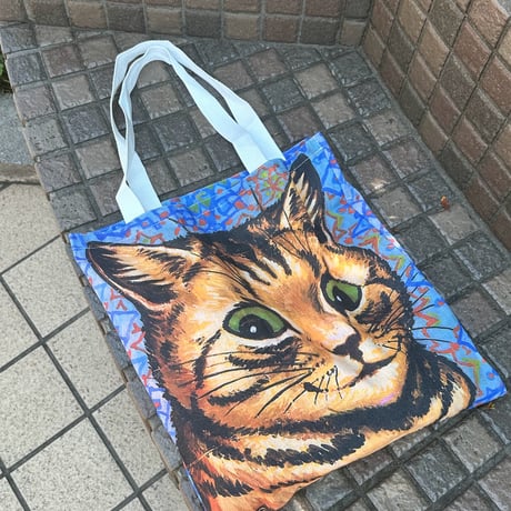 【大人のためのアート雑貨】ルイス・ウェインの猫トートバッグ｜アートな猫と街を歩く両面デザイン