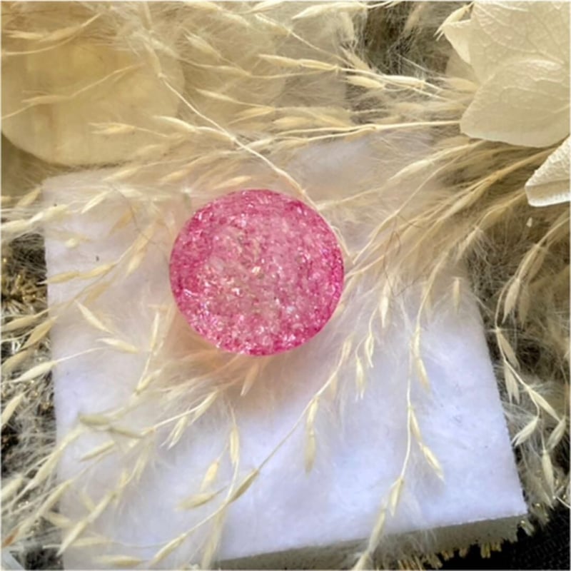 キラキラで可愛い大粒6mmのピンククラッククォーツ | ジュエリー春日