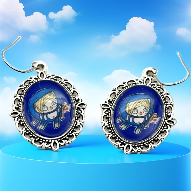 保守派の推し活に|現代画家ザビちゃんコラボ《日本国旗 青ダルマ 保守派の推し活に|現代画家ザビちゃんコラボ《日本国旗 青ダルマ