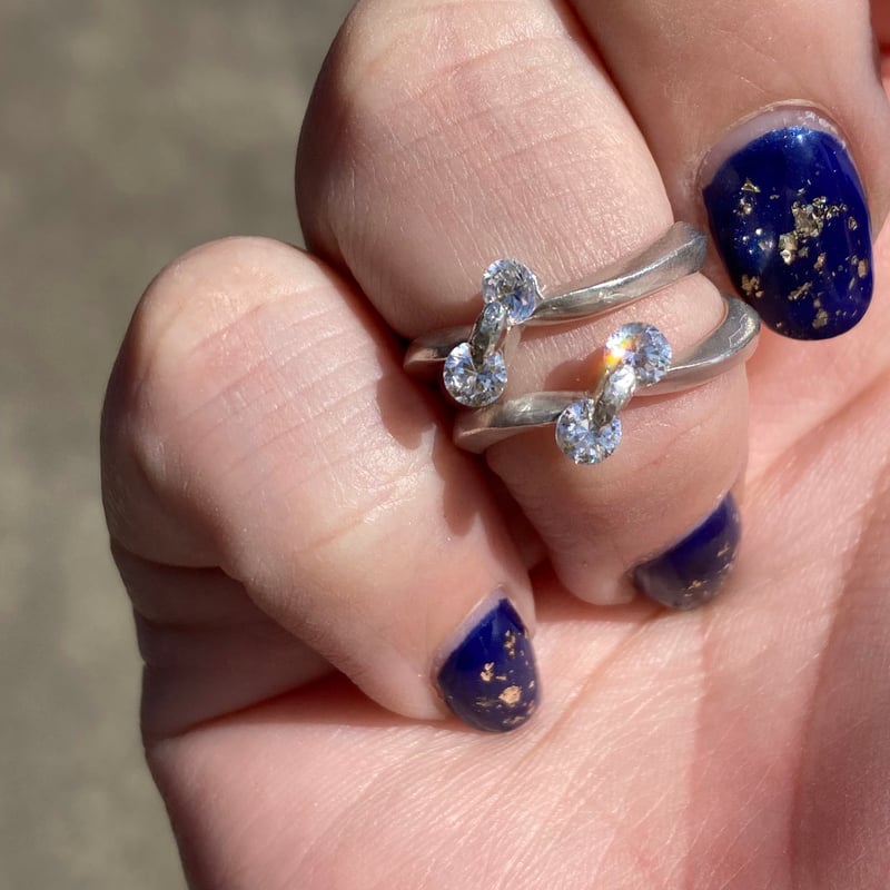 二粒リング「絆」/エシカルジュエリー | ジュエリー春日