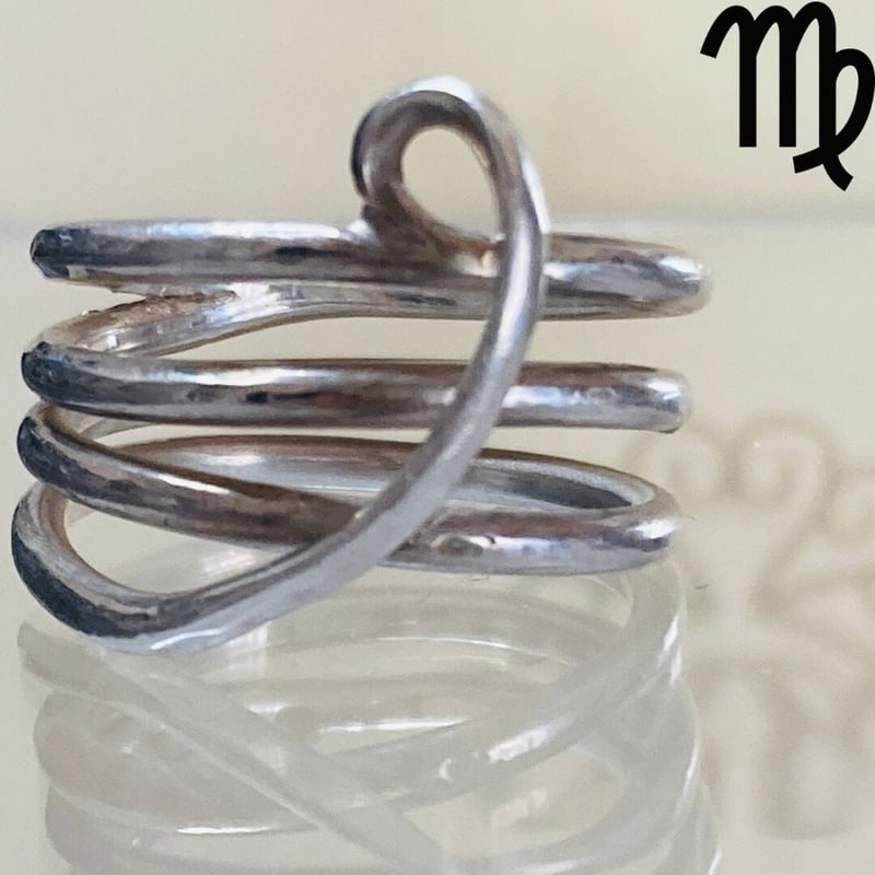 ぺるしゃ様 リング2点 おまとめ 1個限り サイズ直し不可】乙女座シンボルマークリング