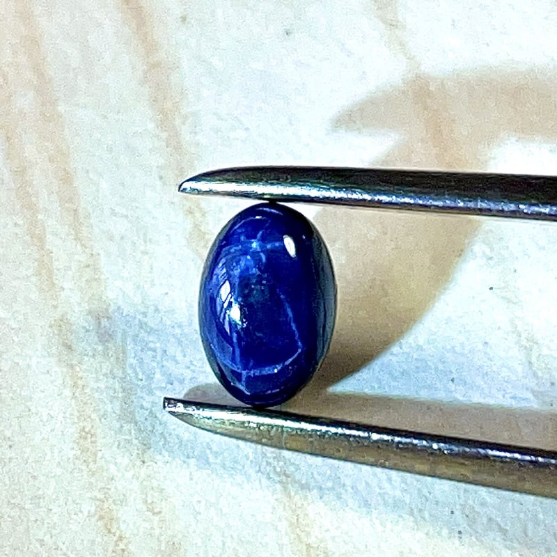 スターサファイア 0.92ct オーバル5×3mm カボション | ジュエリー春日