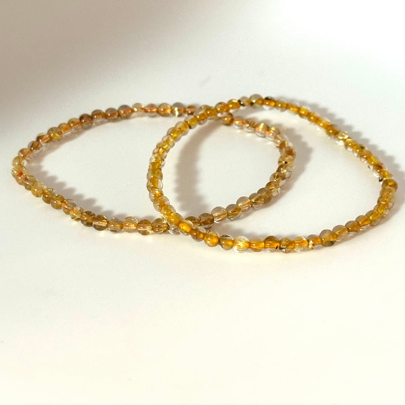 超高品質】ルチルクォーツ 天然石ブレスレット｜金運アップ