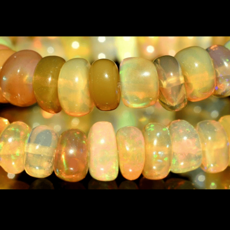 【遊色抜群】プレシャスオパール20粒ブレスレット 遊色抜群】プレシャスオパール20粒ブレスレット 遊色抜群