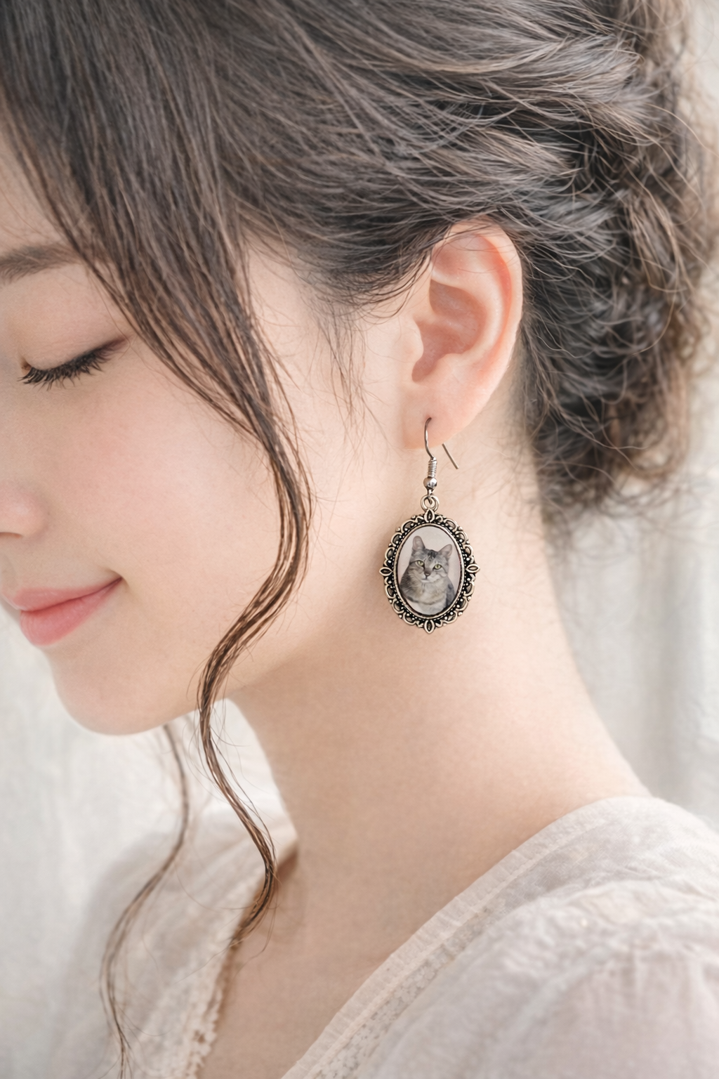 説明必読！！ピアス・イヤリング・ネックレス他オーダーメイド専用ページ うちの子フォトピアス・イヤリング｜写真から作るオーダーメイド