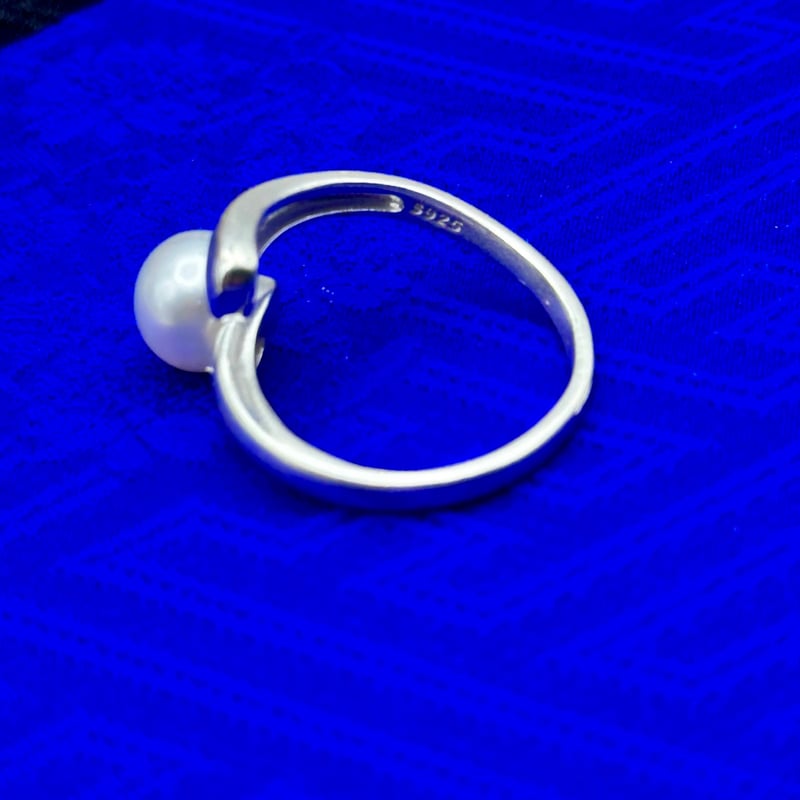 月雫パールリング｜淡水パール×シルバー925 フリーサイズ | ジュエリー春日