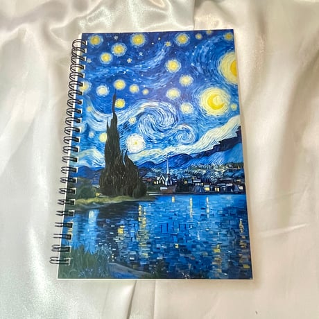 【大人のためのアート文具】ゴッホ《星月夜》のリングノート｜世界の名画