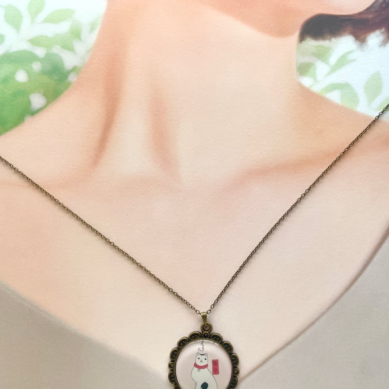 大人の美術館アクセサリー】こんな浮世絵、知らニャいでしょ？/鞠子の