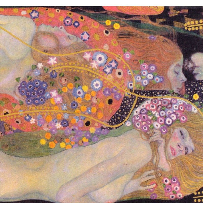 クリムトのアンティーク調ネックレス/ 「水蛇Ⅱ」 | ジュエリー春日