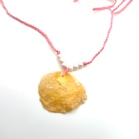 【ご依頼品】宮城県七ヶ浜桜貝天然ネックレス｜ミサンガ編み
