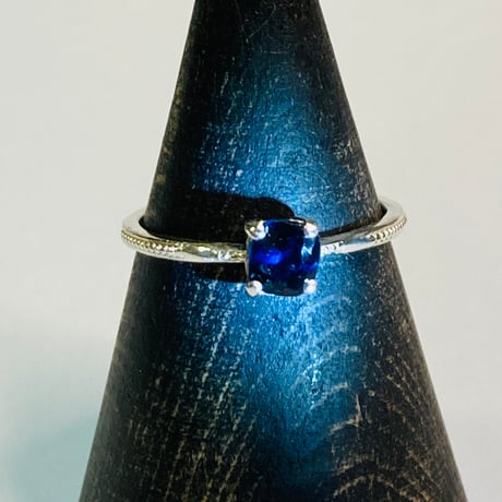 サファイア0.5ct｜一粒リング SV925