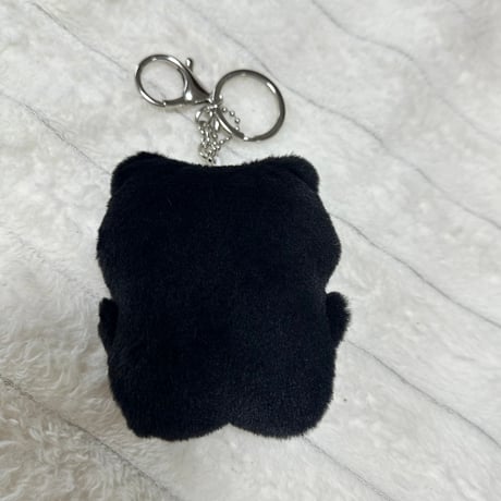 ふわもこ黒猫ぬいぐるみキーホルダー｜選べる各種シリーズ