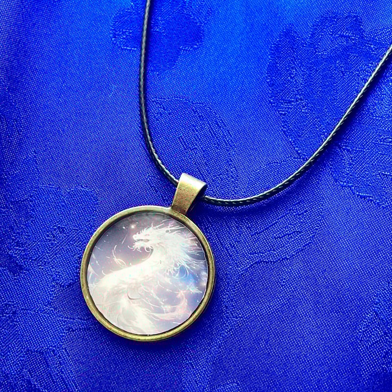 時代物 銀龍 ネックレス お守り 魔除け 縁起物 【公式通販】