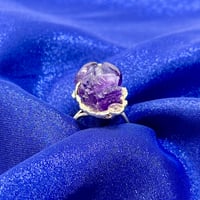 アメジスト貔貅（ひきゅう）リング｜天然石×金運のお守りパワーストーン指輪