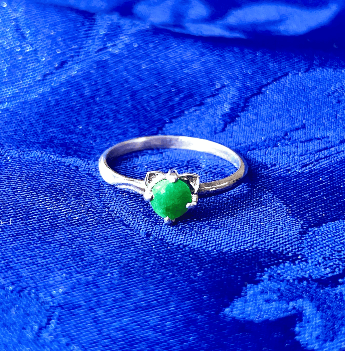 天然石ヒスイ·リング 翡翠 リング ヒスイリング 天然石 指輪 天然石 リング アクセサリー