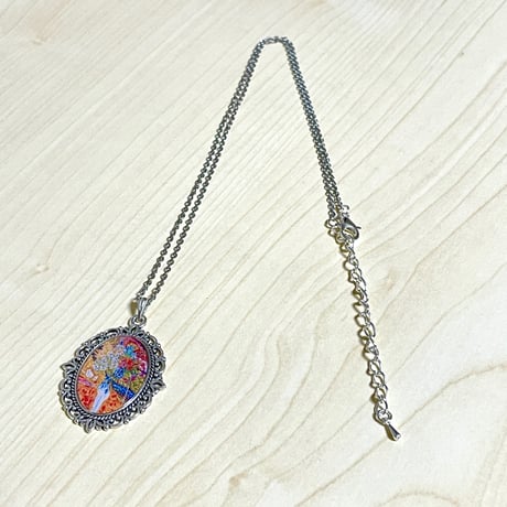 【限定1点】ピエール・ボナール《花》/アンティーク調ネックレス
