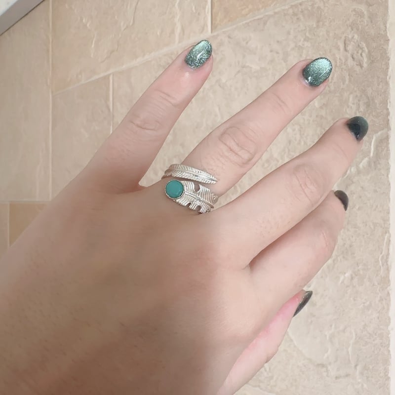 フェザーリング ターコイズ/フリーサイズ/ユニセックス | ジュエリー春日