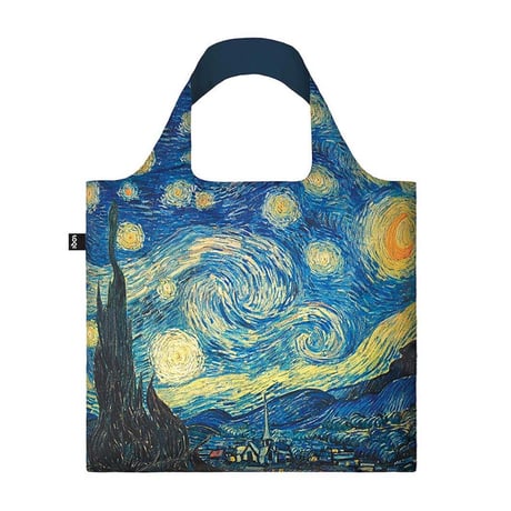 【大人のためのアート雑貨】ゴッホのエコバッグ《夜のカフェテラス》《星月夜》