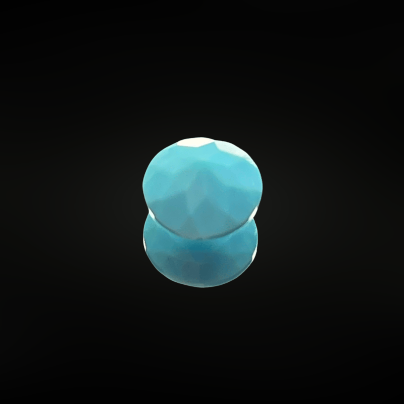 再販2】超希少ターコイズ / ラウンドブリリアントカット 天然石ルース