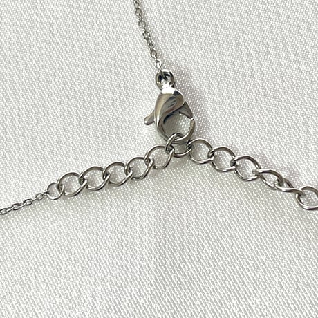 【3月の誕生石】アクアマリン ネックレス｜Silver925トップ×サージカルステンレスチェーン