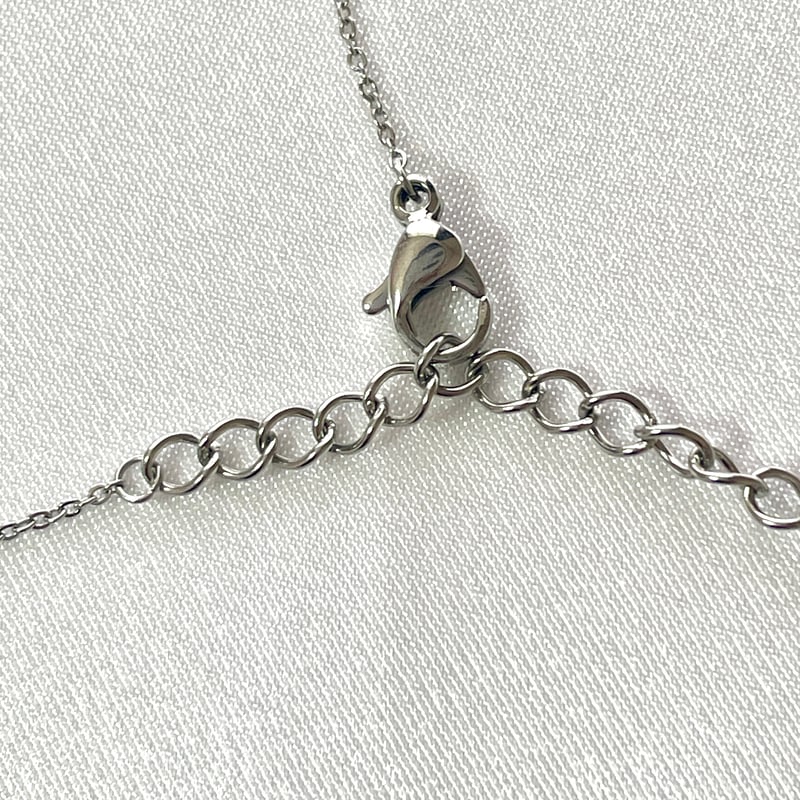 3月の誕生石】アクアマリン ネックレス｜Silver925トップ×サージカル