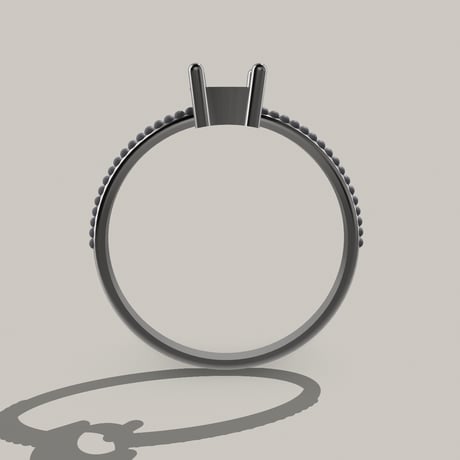【STLデータ】「ミル打ちリング」のデータ販売/万能デザイン