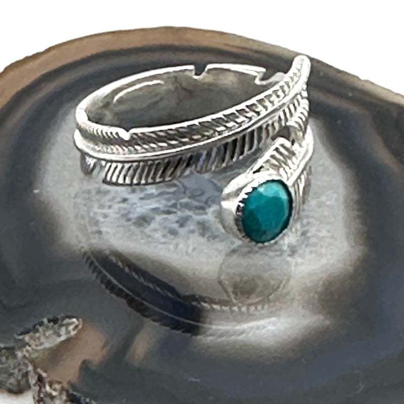 フェザーリング ターコイズ/フリーサイズ/ユニセックス | ジュエリー春日