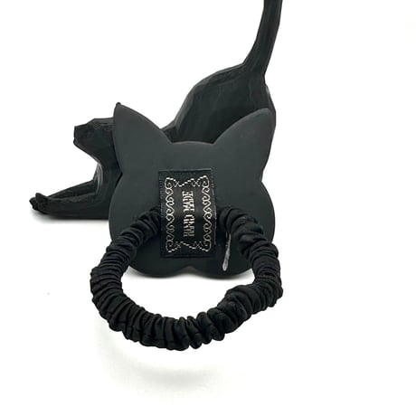 黒猫シュシュ ヘアゴム  髪飾り – にゃんともキュート！