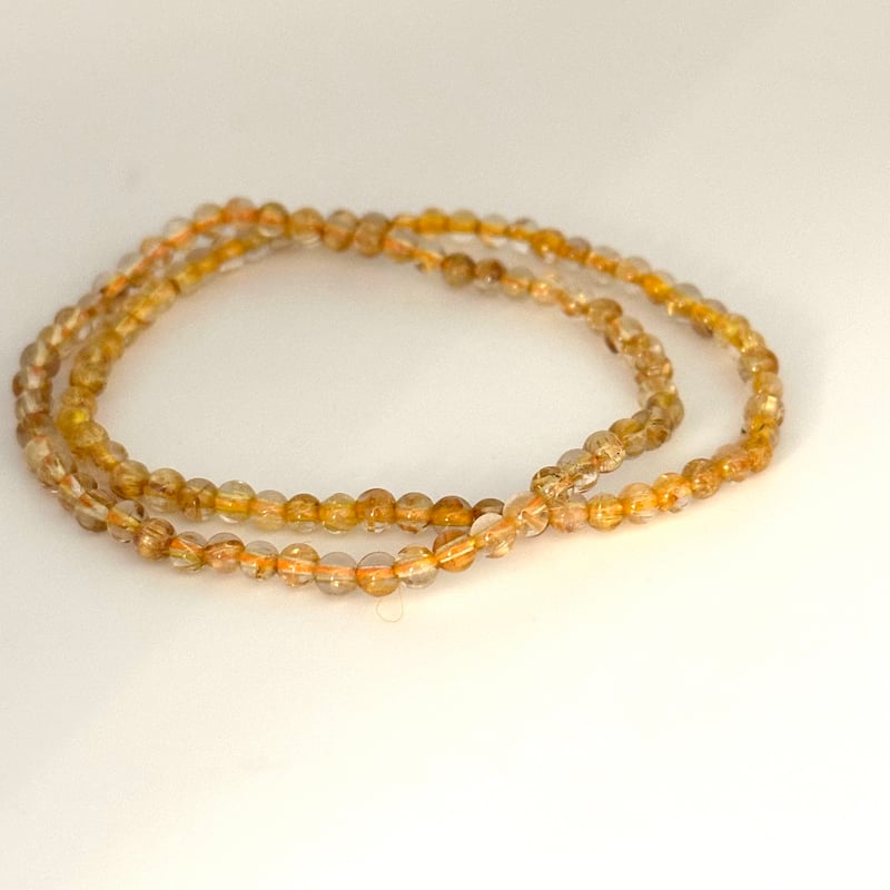 【金運アップ】ルチルクォーツ　ブレスレット 超高品質】ルチルクォーツ 天然石ブレスレット｜金運アップ