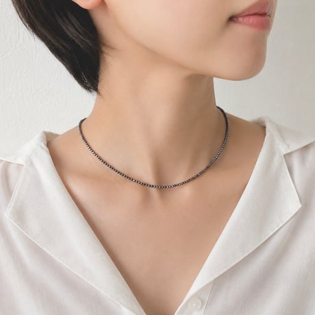 【限定1点】ホタルガラス×テラヘルツ 4WAYネックレス＆ブレスレット｜琉球ガラス深海ブルーの輝き